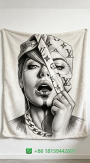 Louis Vuitton Throw Blankets
